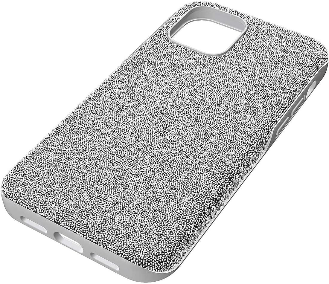 image:imageSwarovski High Phone Case for iPhone 14 with Integrated Bumper Silver Crystals Part of The High CollectionSilver Crystals