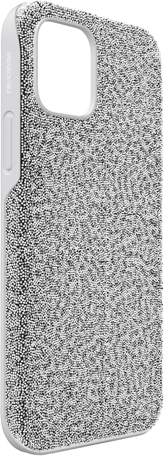 image:imageSwarovski High Phone Case for iPhone 14 with Integrated Bumper Silver Crystals Part of The High CollectionSilver Crystals