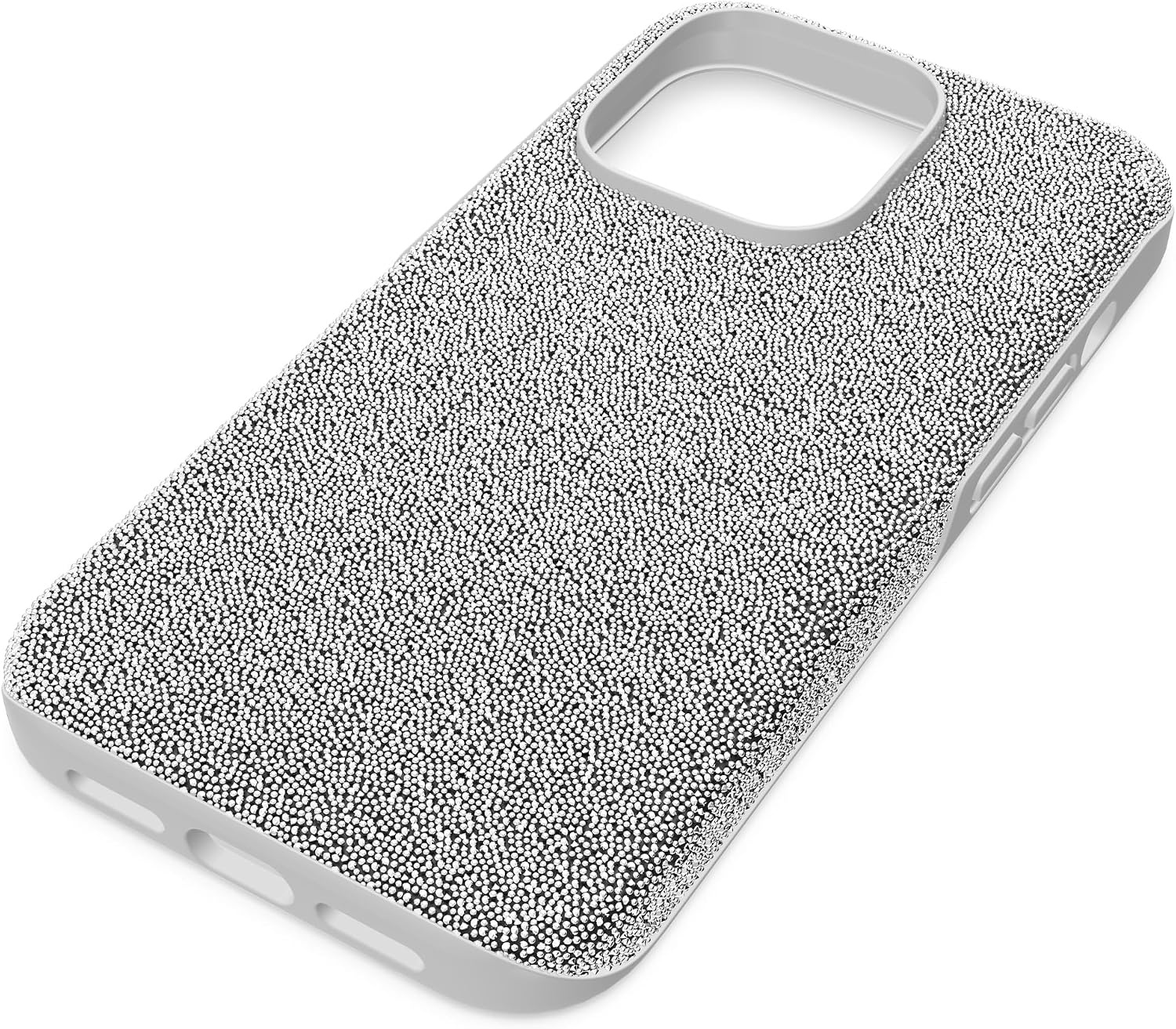 image:imageSwarovski High Phone Case for iPhone 14 with Integrated Bumper Silver Crystals Part of The High CollectionSilver Crystals