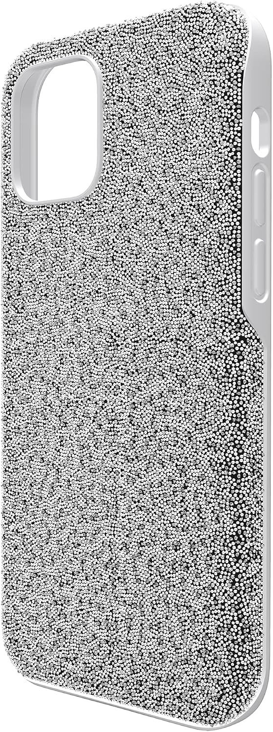 image:imageSwarovski High Phone Case for iPhone 14 with Integrated Bumper Silver Crystals Part of The High CollectionSilver Crystals