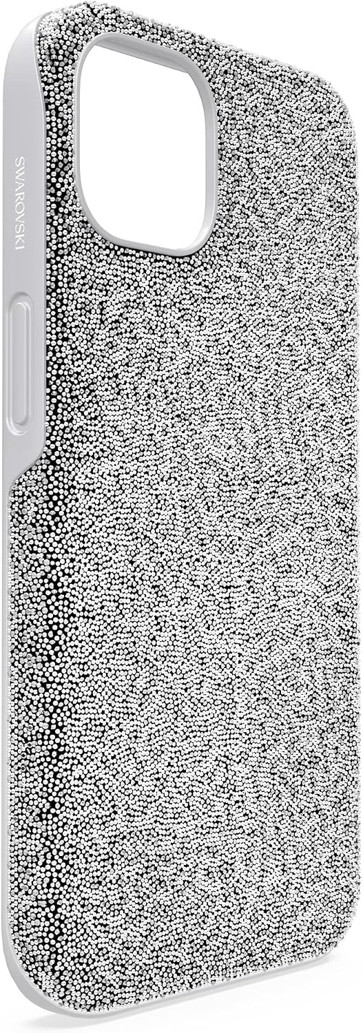 image:imageSwarovski High Phone Case for iPhone 14 with Integrated Bumper Silver Crystals Part of The High CollectionSilver Crystals