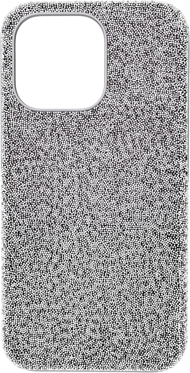 image:imageSwarovski High Phone Case for iPhone 14 with Integrated Bumper Silver Crystals Part of The High CollectionSilver Crystals