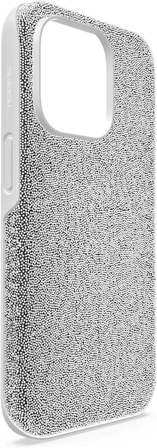 image:imageSwarovski High Phone Case for iPhone 14 with Integrated Bumper Silver Crystals Part of The High CollectionSilver Crystals