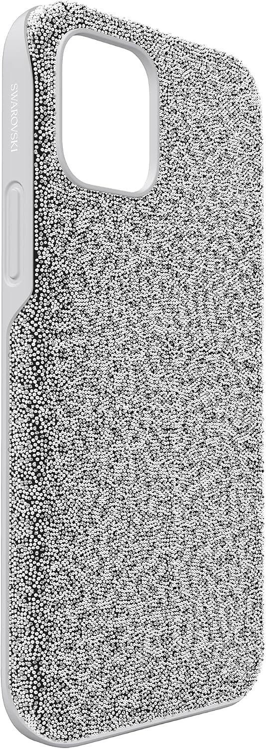 image:imageSwarovski High Phone Case for iPhone 14 with Integrated Bumper Silver Crystals Part of The High CollectionSilver Crystals
