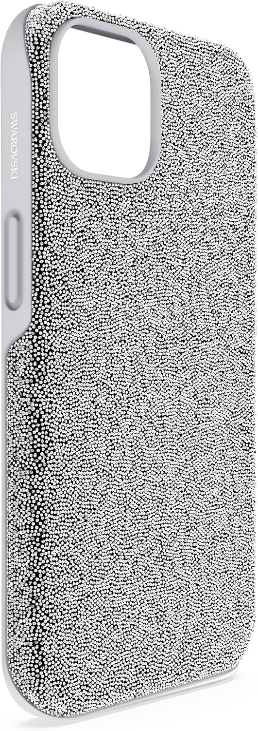 image:imageSwarovski High Phone Case for iPhone 14 with Integrated Bumper Silver Crystals Part of The High CollectionSilver Crystals