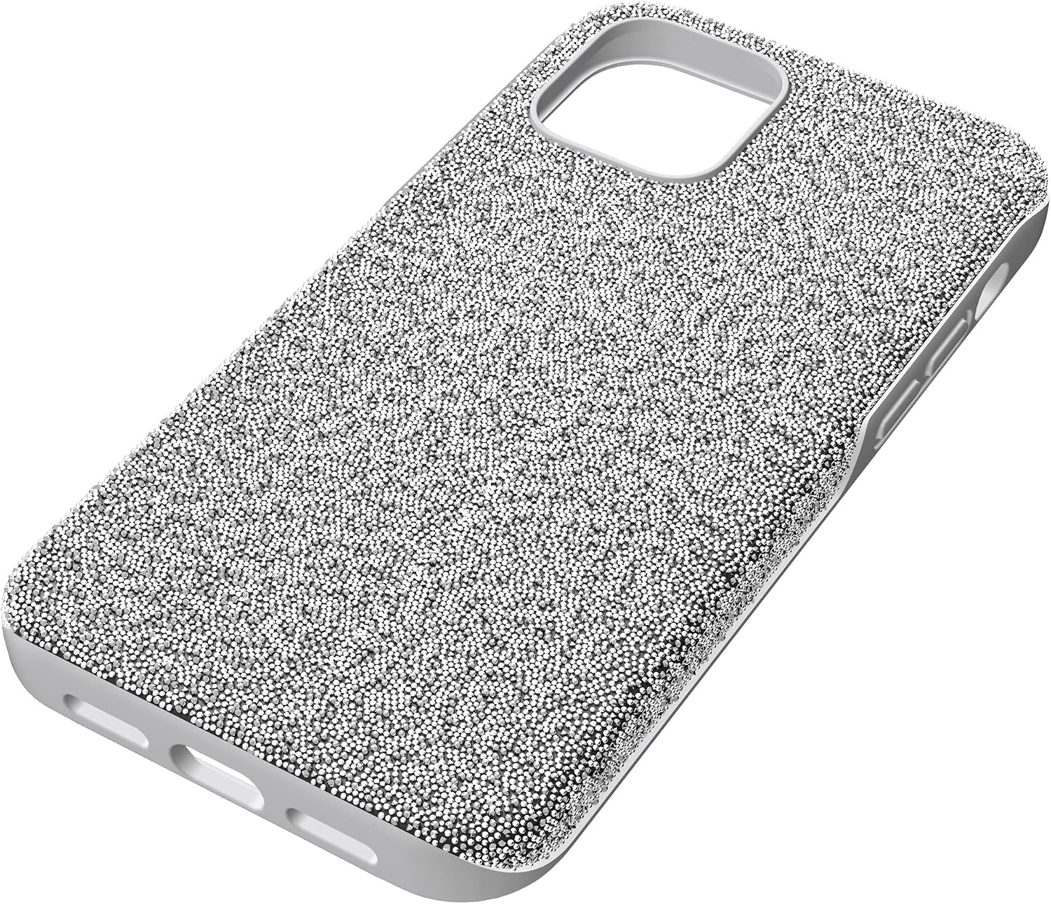 image:imageSwarovski High Phone Case for iPhone 14 with Integrated Bumper Silver Crystals Part of The High CollectionSilver Crystals