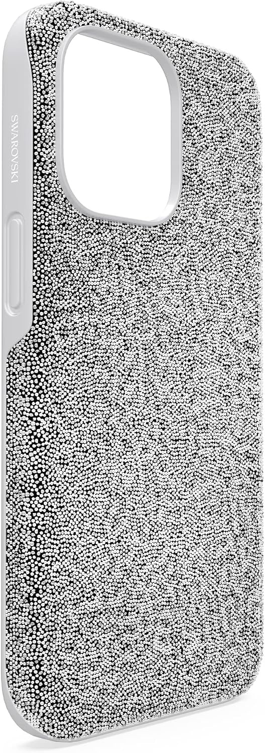 image:imageSwarovski High Phone Case for iPhone 14 with Integrated Bumper Silver Crystals Part of The High CollectionSilver Crystals