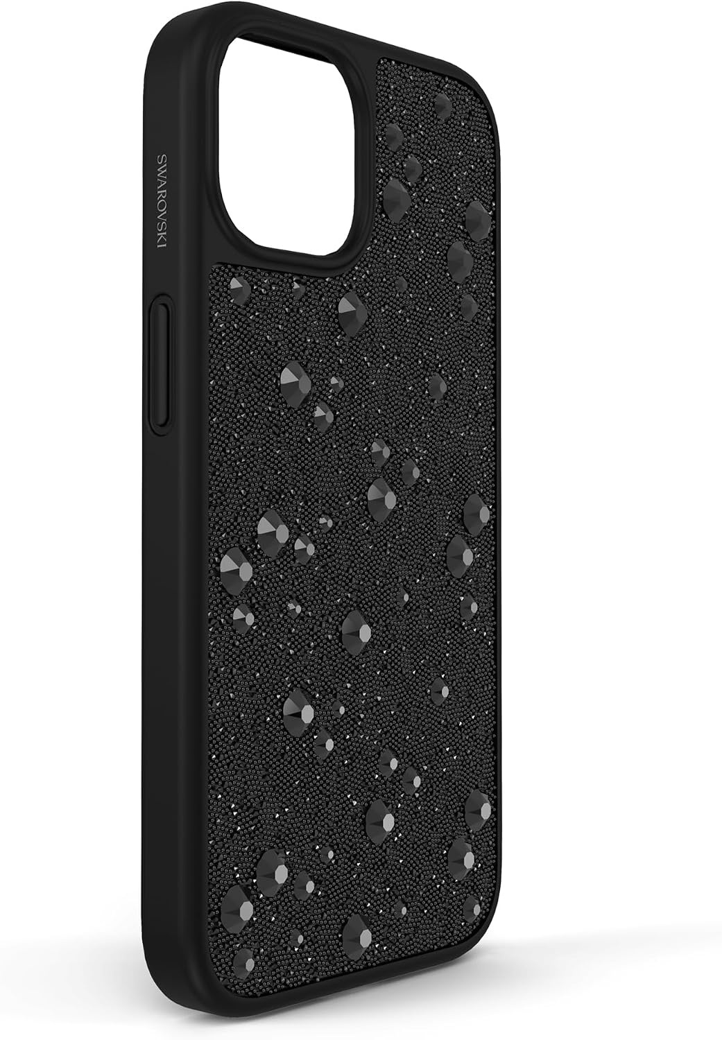 image:imageSwarovski High Smartphone Case for Apple iPhone 15 Pro Black Swarovski Crystal Fabric with Black Flatback Crystals Part of the Swarovski High CollectionBlack