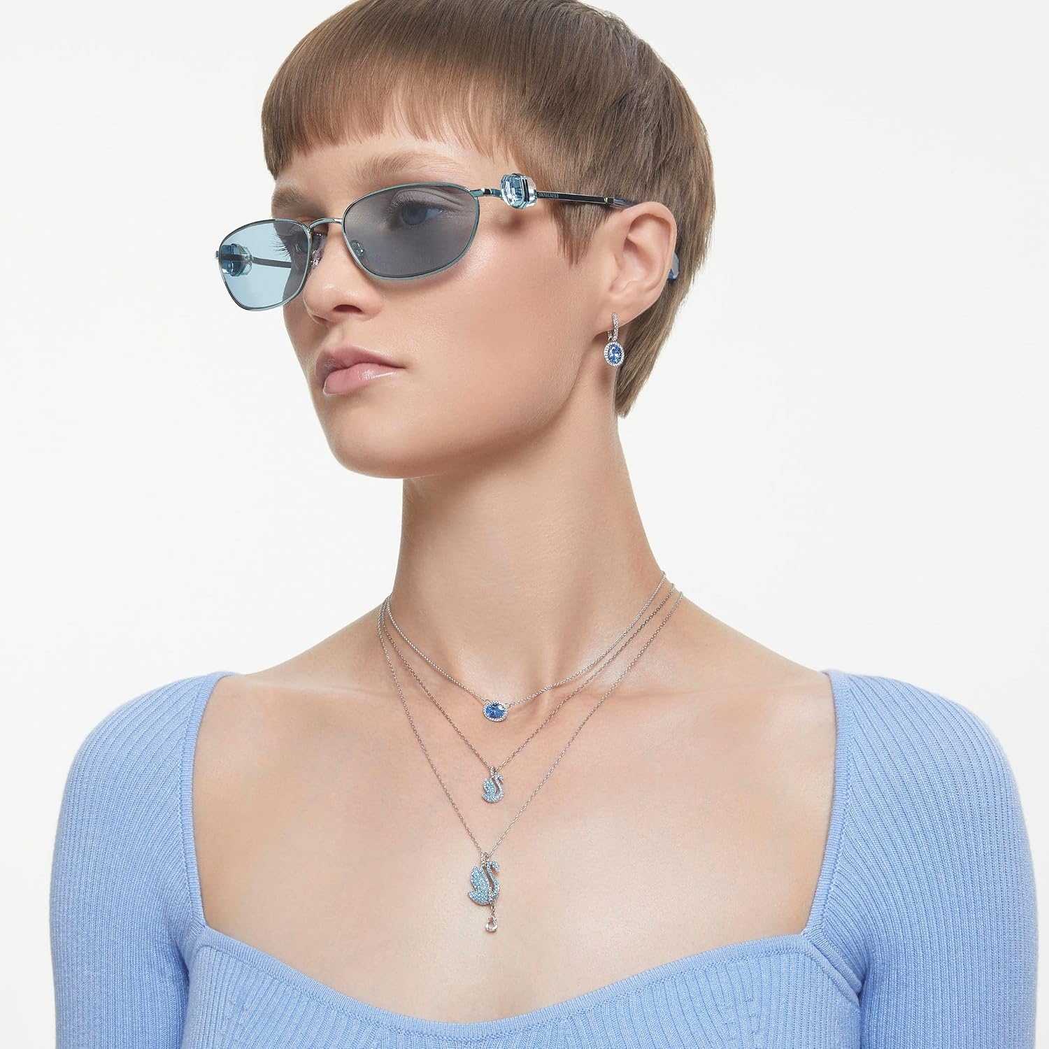 image:imageSwarovski Hollow Collection Pendant NecklaceJewelry Set