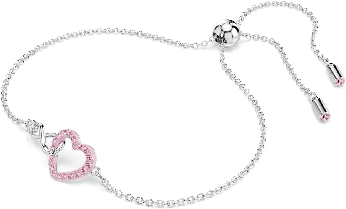 image:imageSwarovski Hyperbola Bracelet Heart And Infinity Pink Rhodium Finished