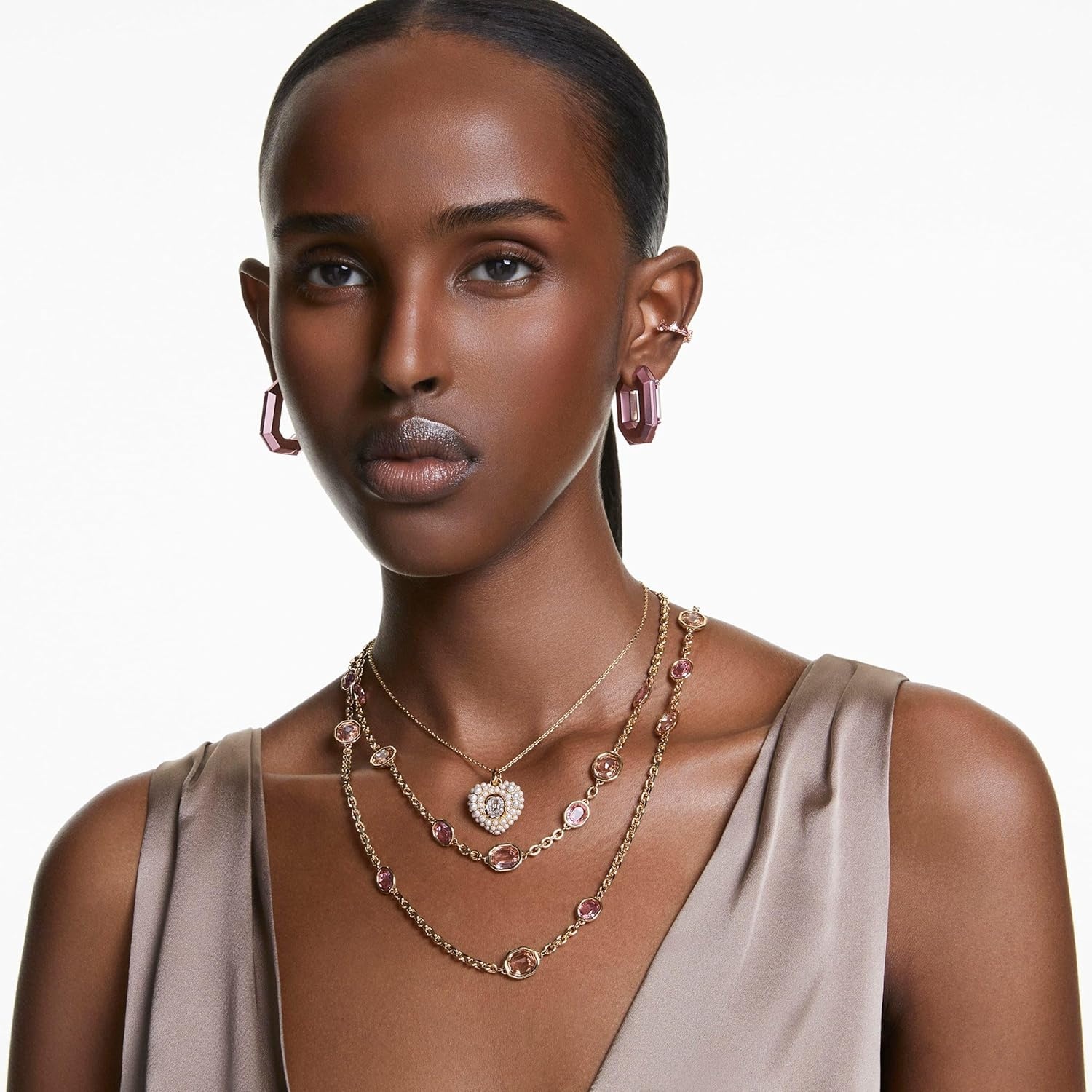 image:imageSwarovski Hyperbola Pendant Necklace CollectionGold