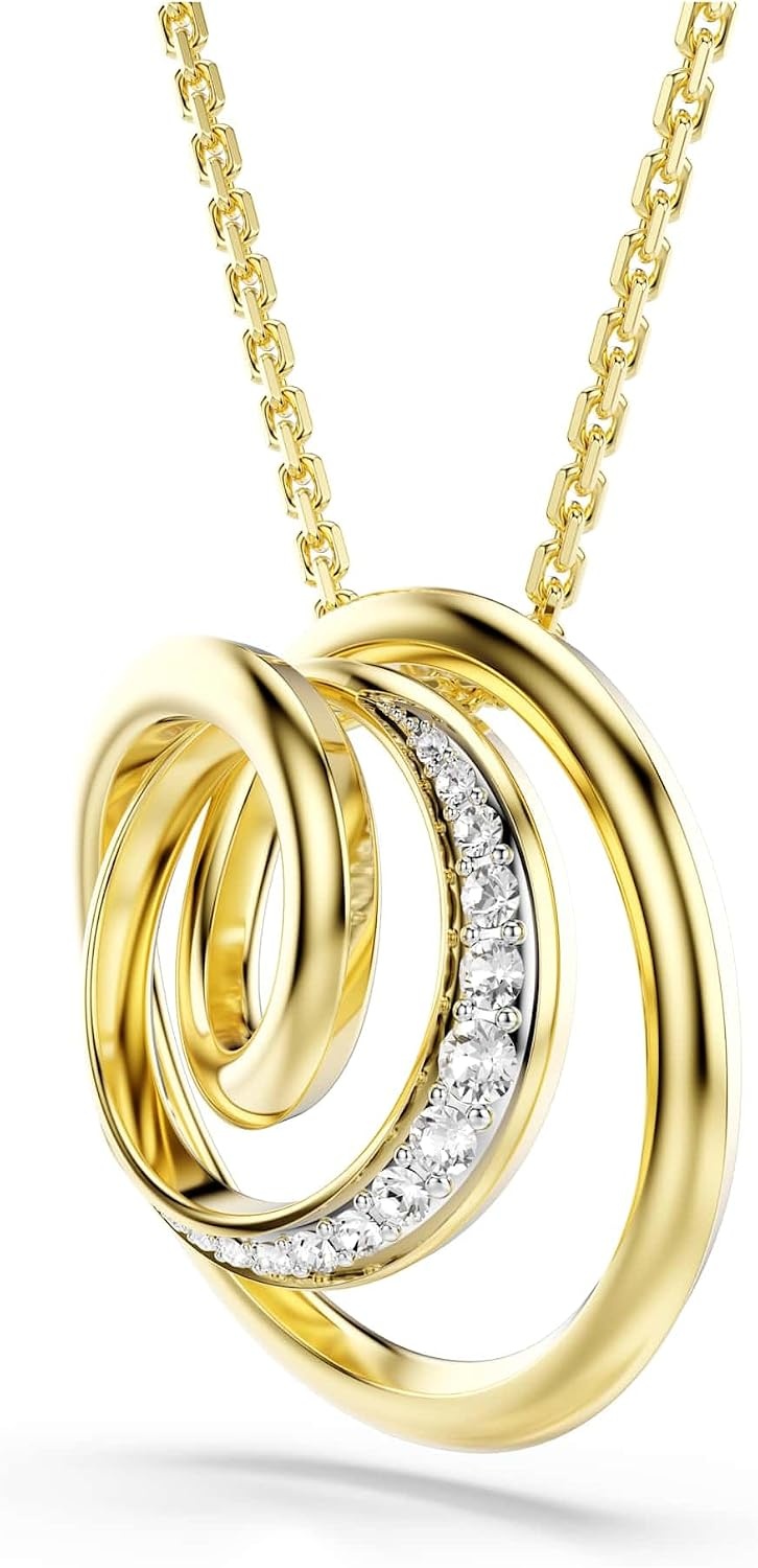 image:imageSwarovski Hyperbola necklace Round cut White Goldtone plated