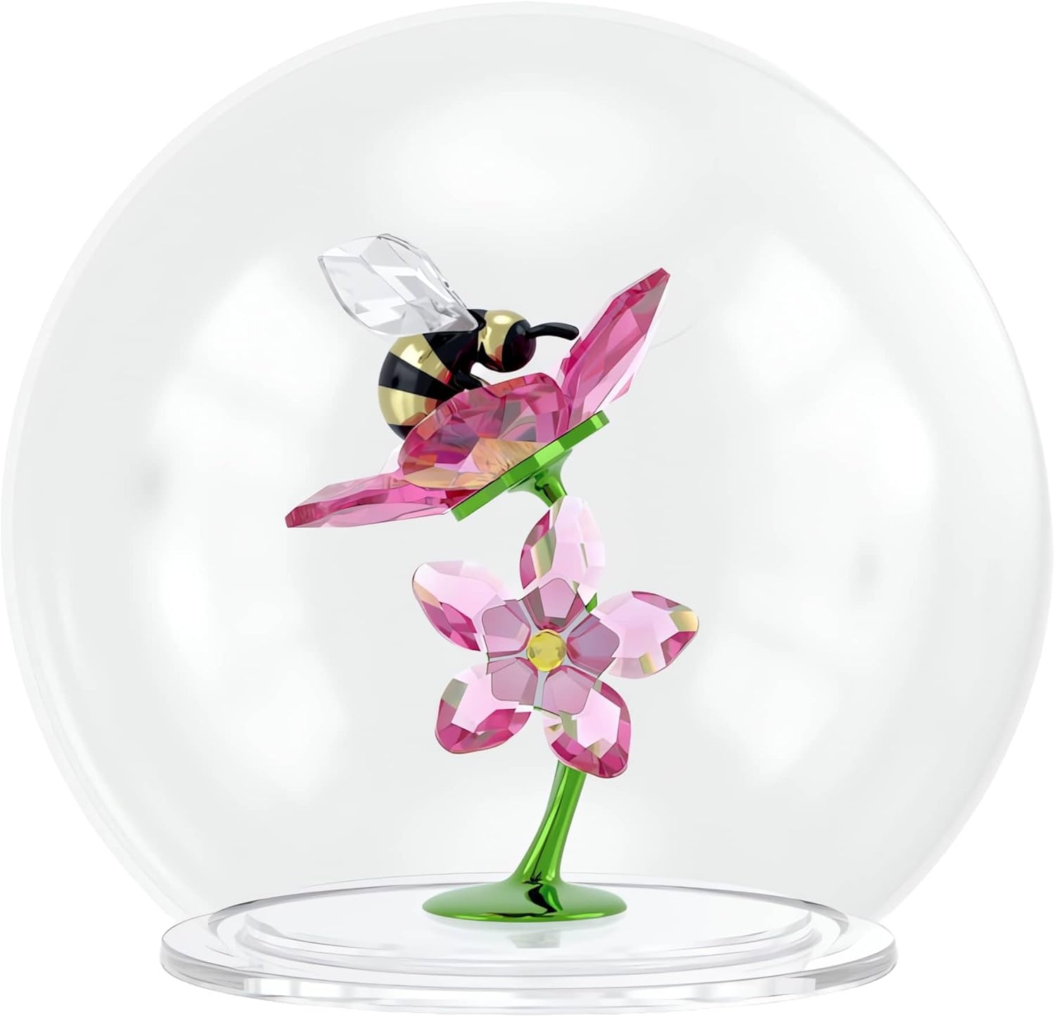 image:imageSwarovski Idyllia Glass Ball Bee and FlowersModern
