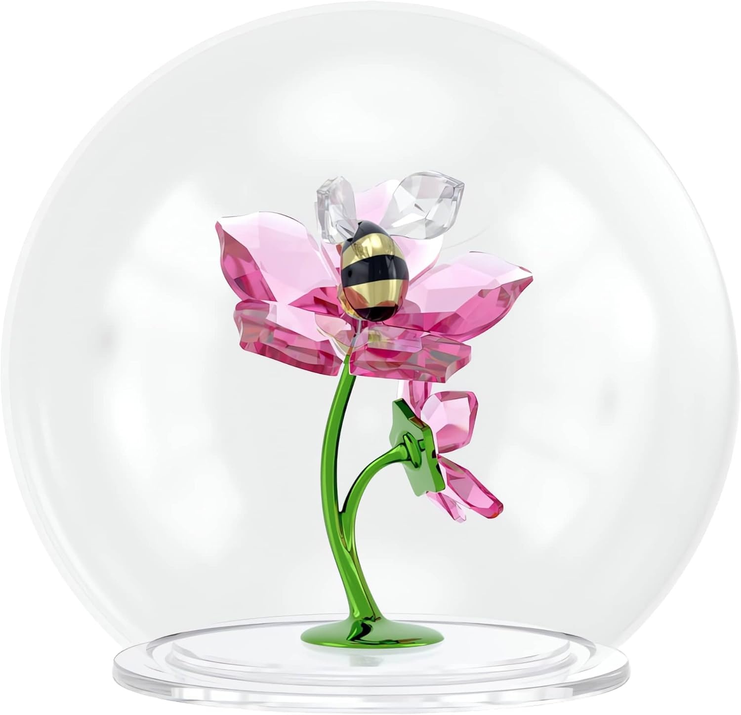 image:imageSwarovski Idyllia Glass Ball Bee and FlowersModern