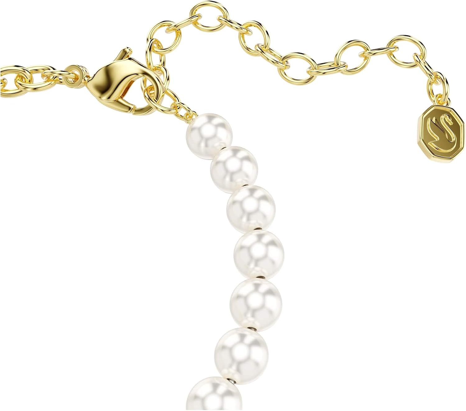 image:imageSwarovski Idyllia bracelet Crystal pearl Round cut Teddy Gold tSwarovski One GoldtSwarovski One plated