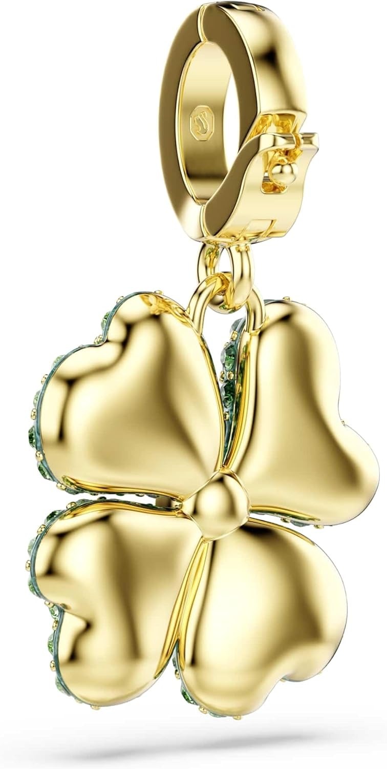 image:imageSwarovski Idyllia charm Clover Green Goldtone plated