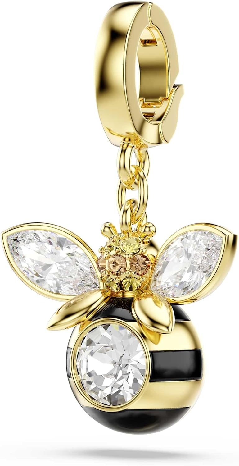 image:imageSwarovski Idyllia charm Mixed cuts Bee Multicolored Goldtone plated