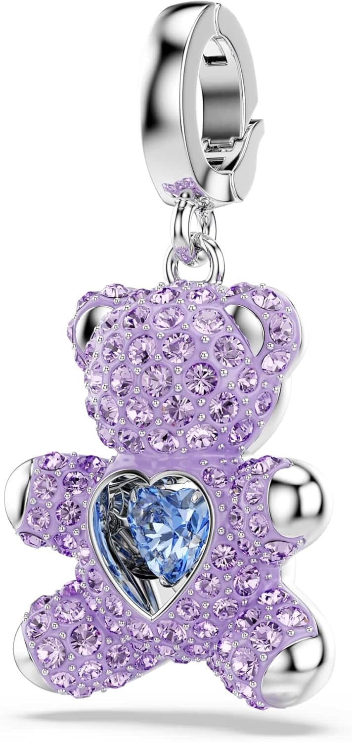 image:imageSwarovski Idyllia charm Mixed cuts Teddy Purple Rhodium plated