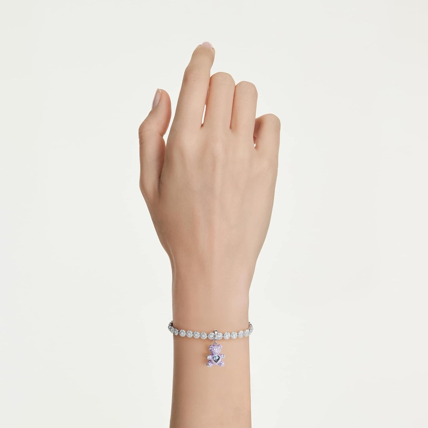 image:imageSwarovski Idyllia charm Mixed cuts Teddy Purple Rhodium plated