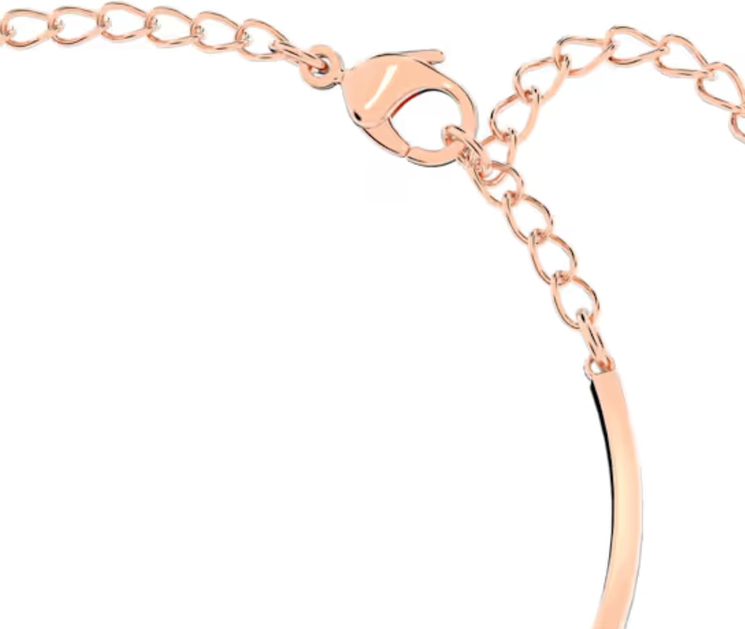 image:imageSwarovski Infinity Heart Jewelry Collection Necklaces and Bracelets Rose Gold amp Rhodium Tone Finish Clear CrystalsBangle Bracelet