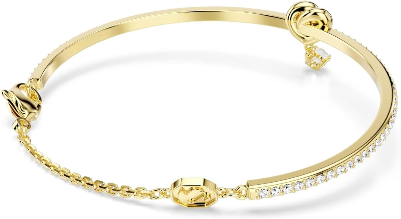 image:imageSwarovski Lifelong bangle Round cut Heart White GoldtSwarovski One plated