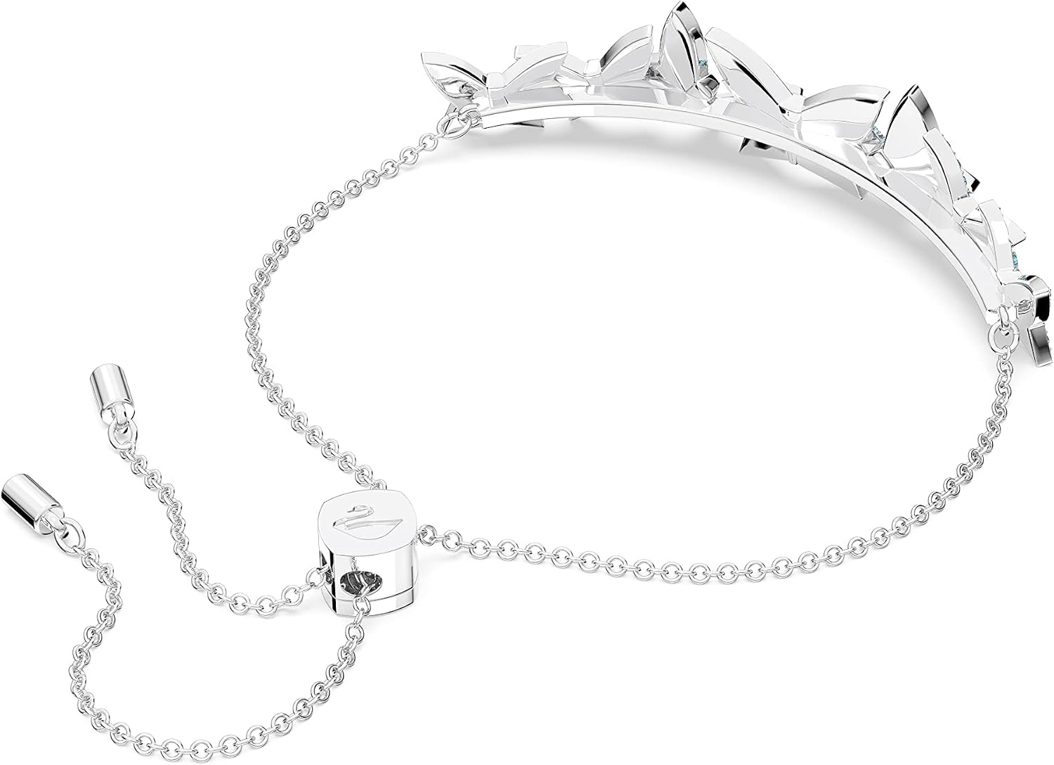 image:imageSwarovski Lilia Butterfly Necklace Earrings and Bracelet Crystal Jewelry Collection Blue Crystals in a Rhodium Tone Finished SettingBracelet