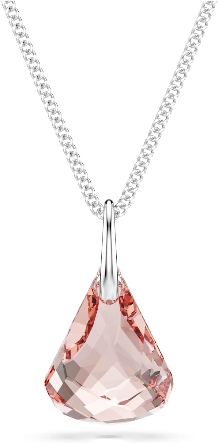 image:imageSwarovski Lunar drop pendant Pink Rose goldtone finish