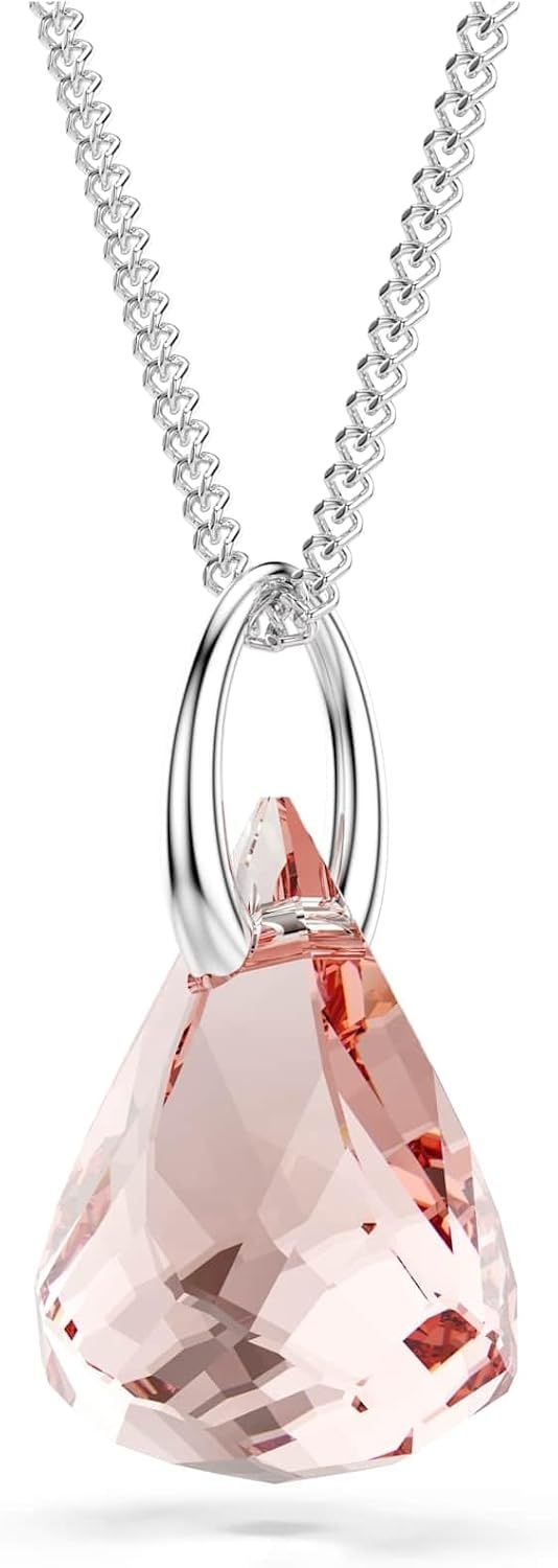 image:imageSwarovski Lunar drop pendant Pink Rose goldtone finish