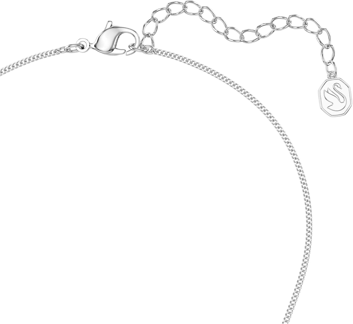 image:imageSwarovski Lunar drop pendant Pink Rose goldtone finish
