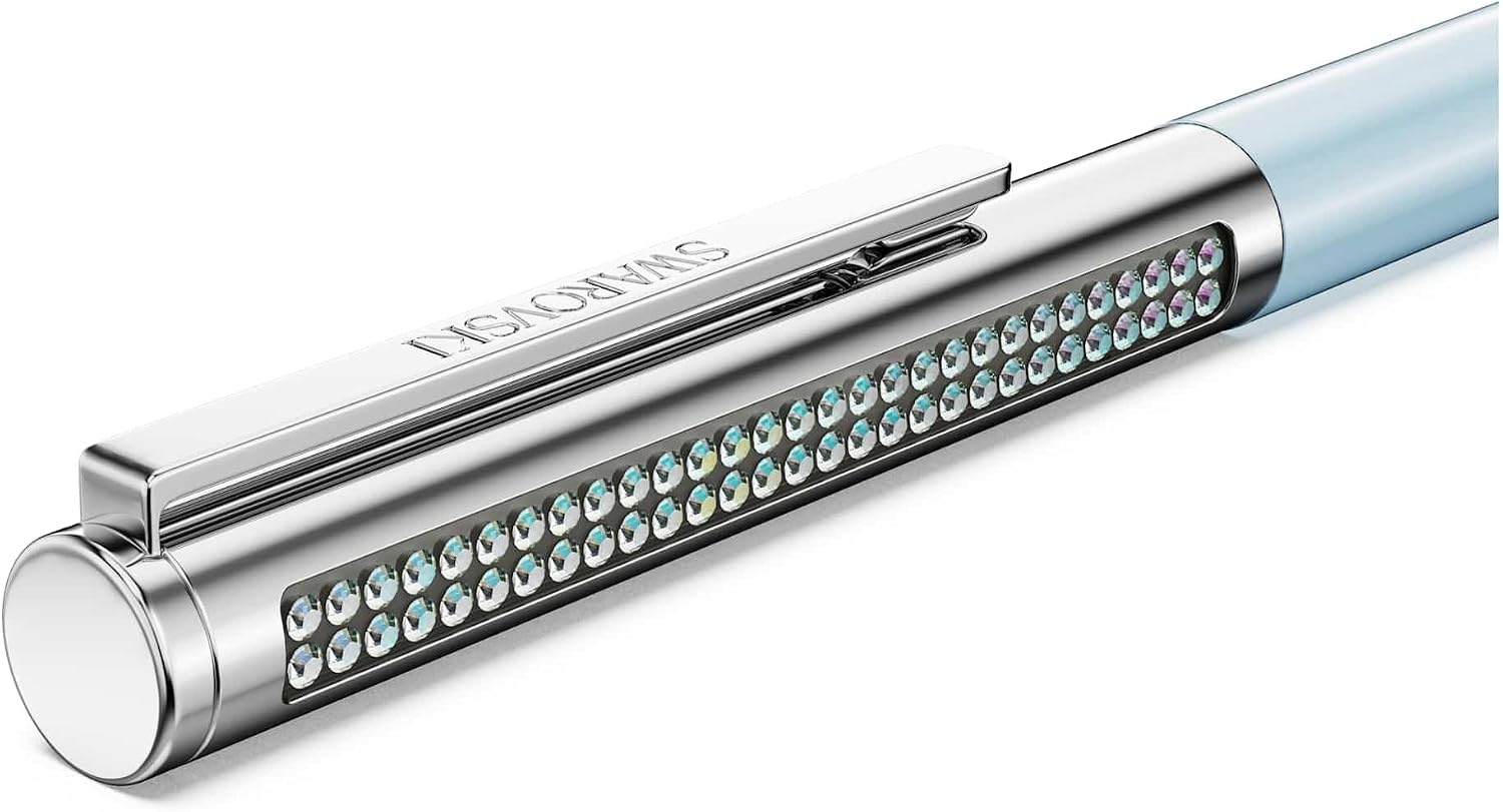image:imageSwarovski Matrix Tennis ballpoint pen Blue Chrome plated