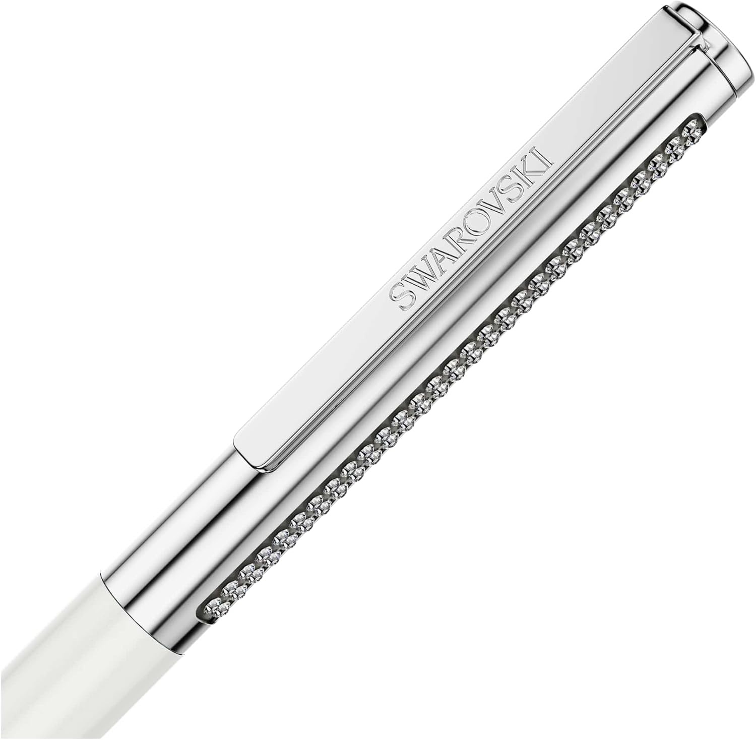 image:imageSwarovski Matrix Tennis ballpoint pen White Chrome plated