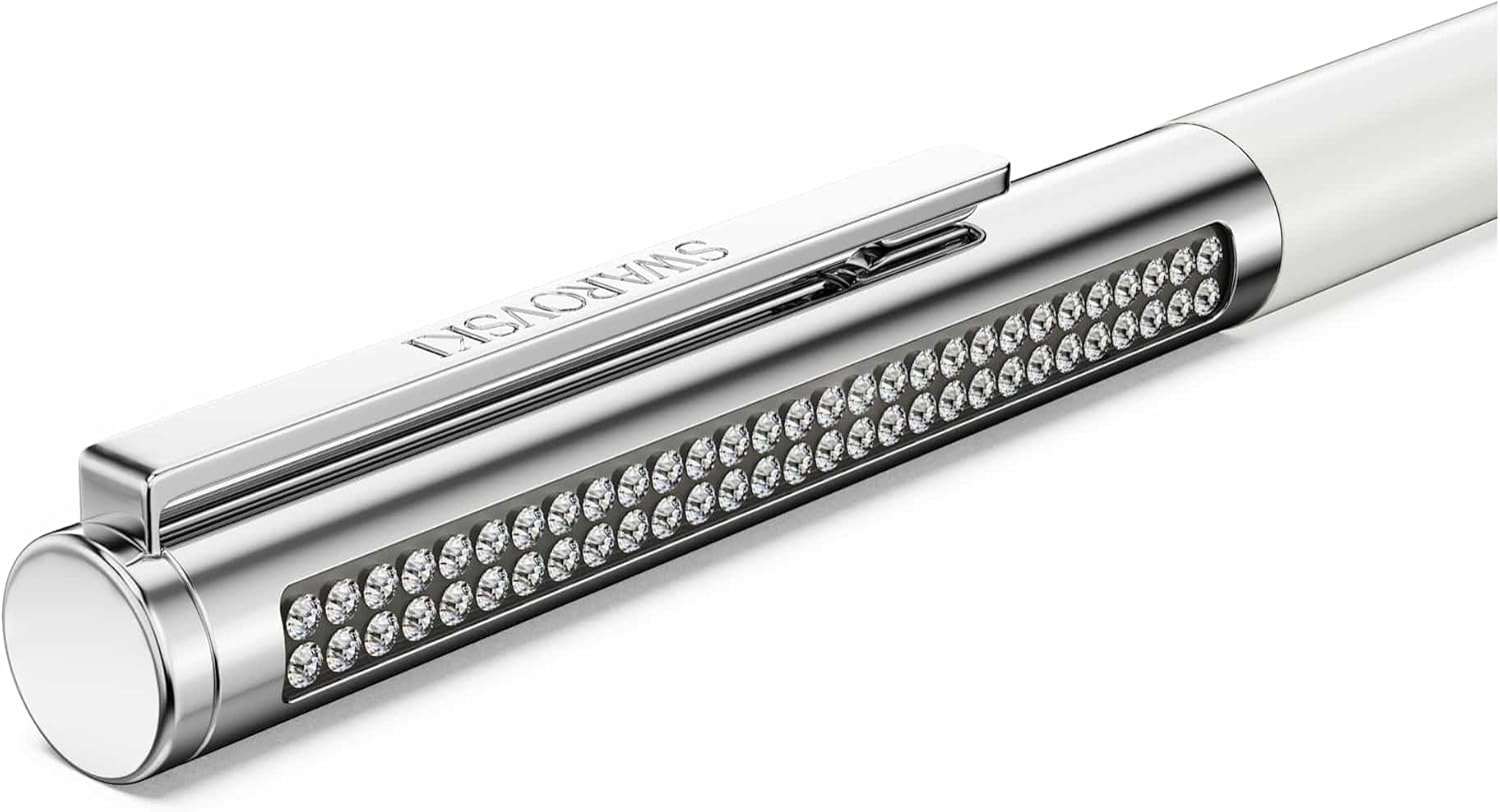 image:imageSwarovski Matrix Tennis ballpoint pen White Chrome plated