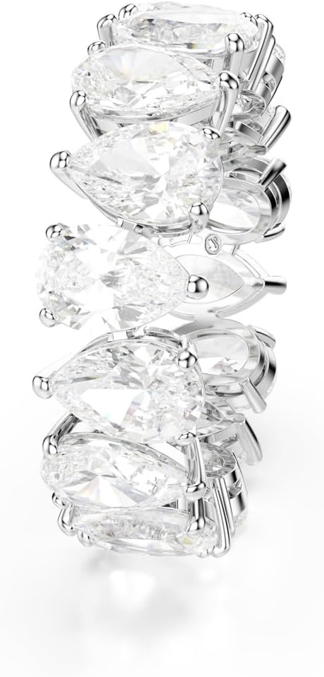 image:imageSwarovski Matrix Vittore Ring PearShaped Crystal Stones Rhodium FinishNew Pear
