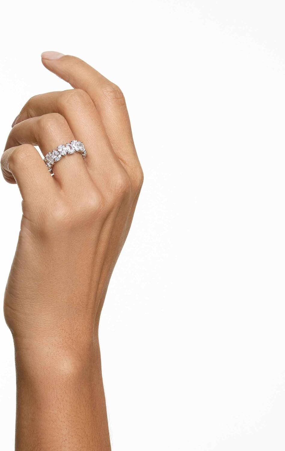 image:imageSwarovski Matrix Vittore Ring PearShaped Crystal Stones Rhodium FinishNew Pear