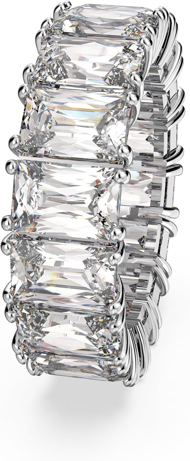 image:imageSwarovski Matrix Vittore Ring Rectangular Cut Crystals Rhodium FinishEU 50 US 475