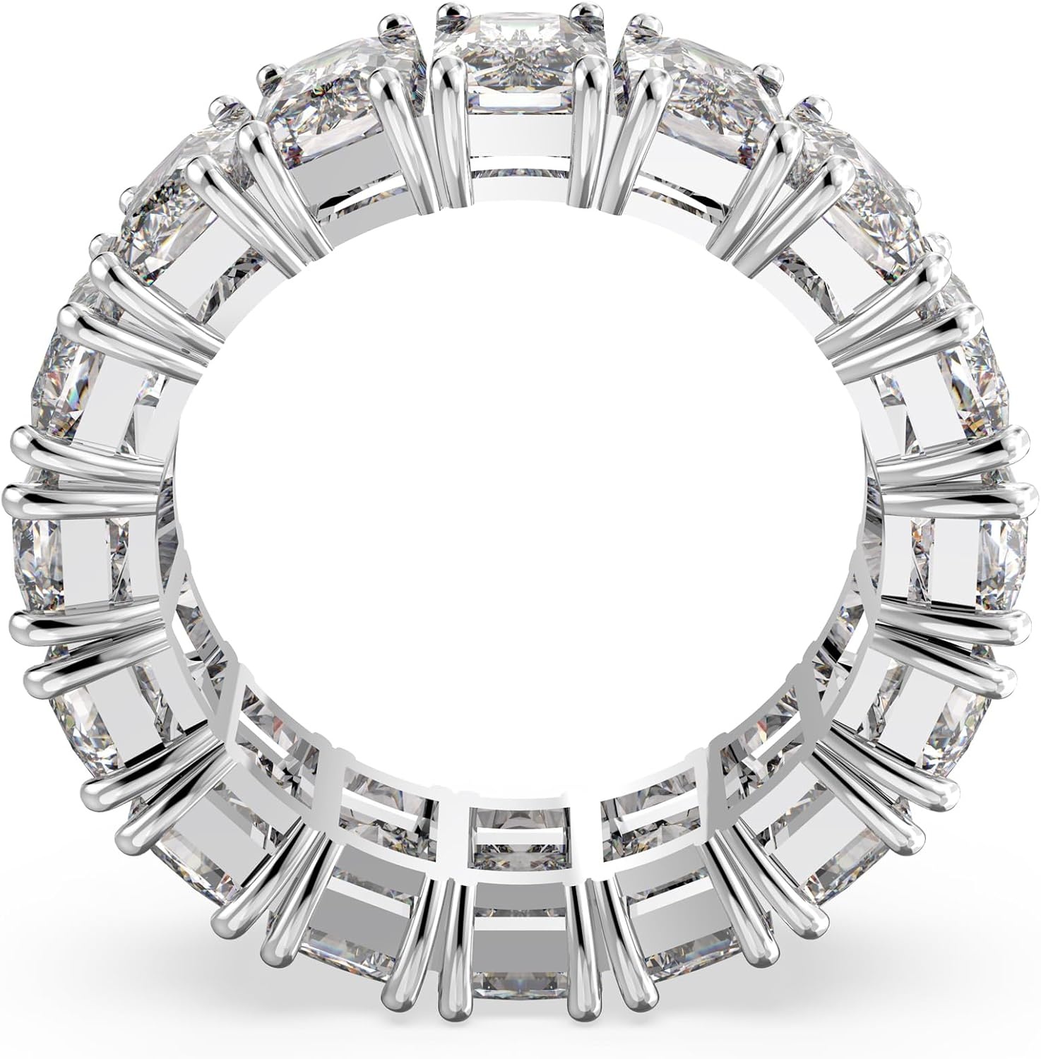 image:imageSwarovski Matrix Vittore Ring Rectangular Cut Crystals Rhodium FinishEU 55 US 675