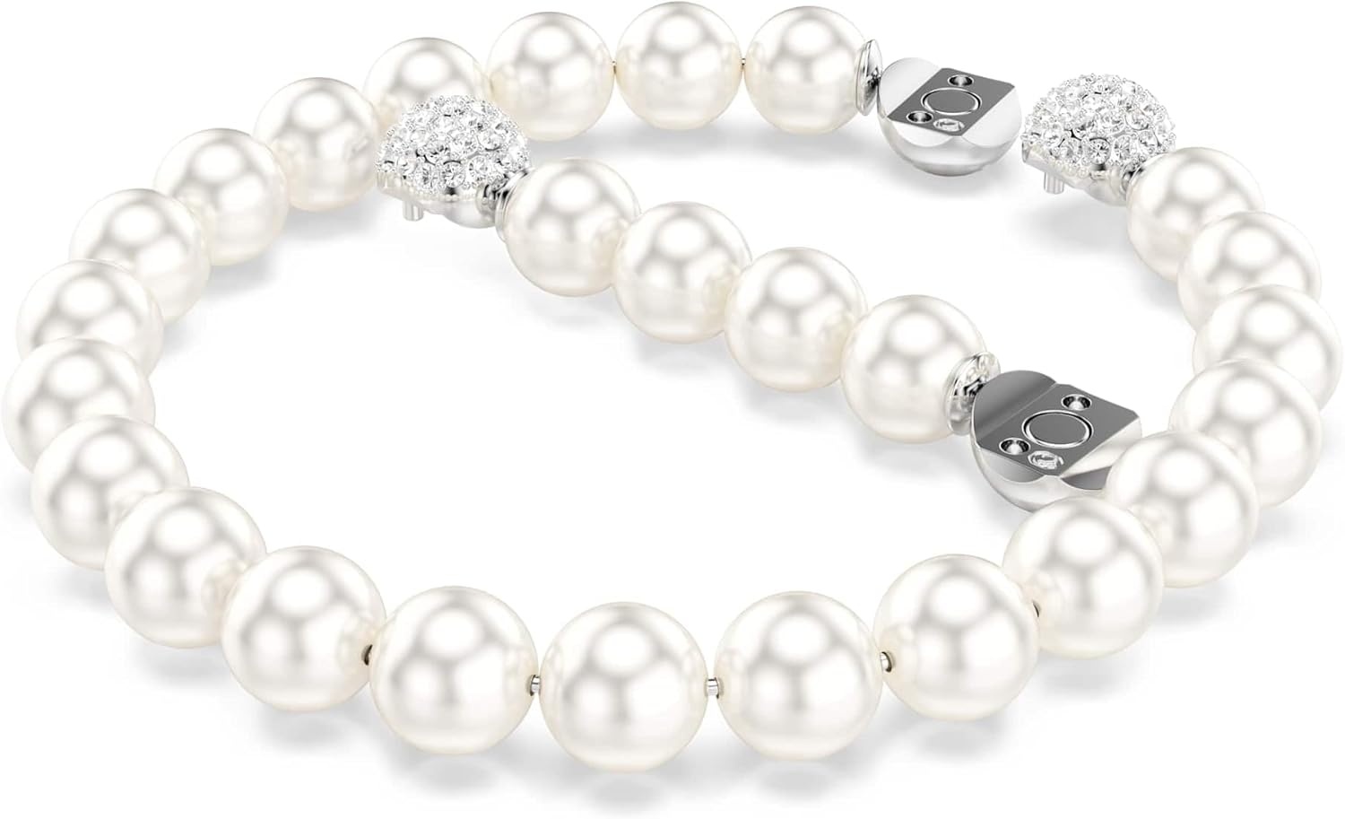 image:imageSwarovski Matrix bracelet Crystal pearl White Rhodium plated