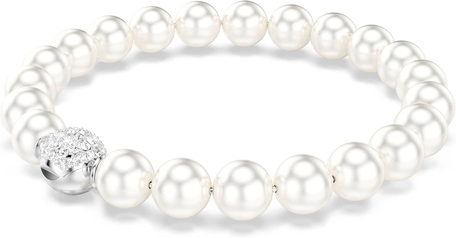 image:imageSwarovski Matrix bracelet Crystal pearl White Rhodium plated