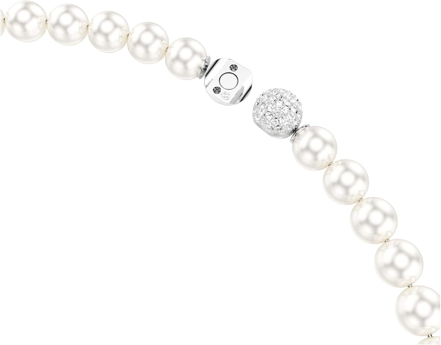 image:imageSwarovski Matrix necklace Crystal pearl White Rhodium plated