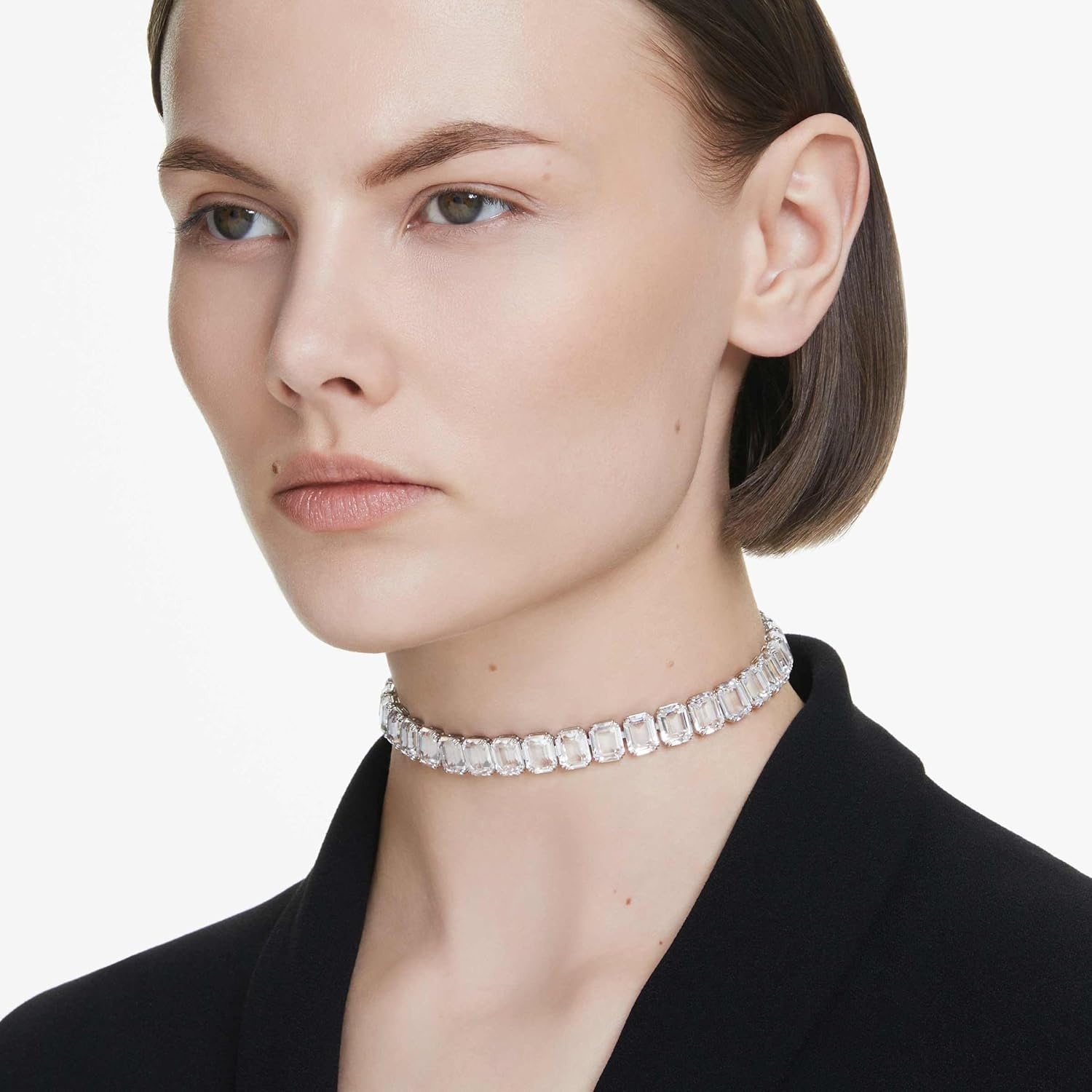image:imageSwarovski Millenia Choker Octagon Cut Clear Rhodium Finished