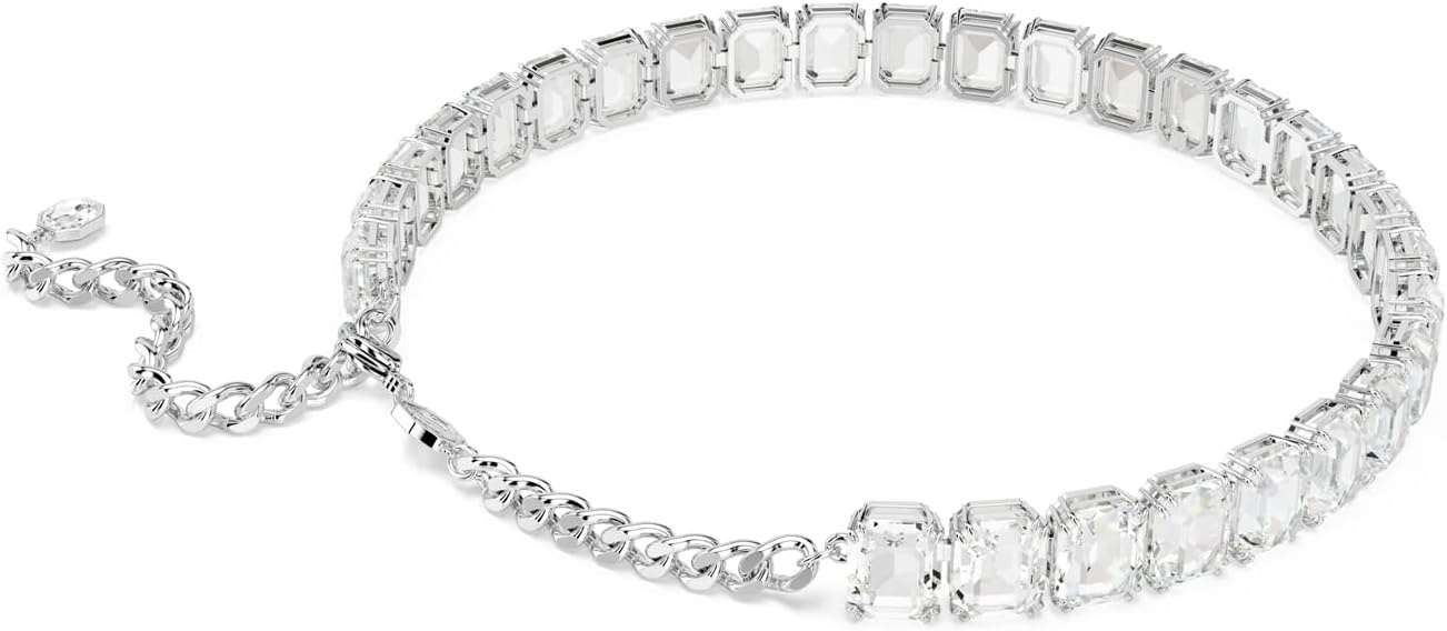image:imageSwarovski Millenia Choker Octagon Cut Clear Rhodium Finished