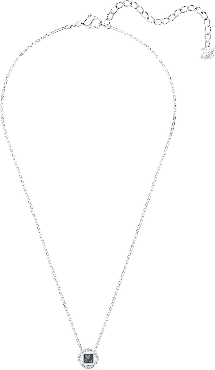 image:imageSwarovski Necklace Set with Mixed Metal Finish Chains Clear and Colored Crystals an Amazon Exclusive
