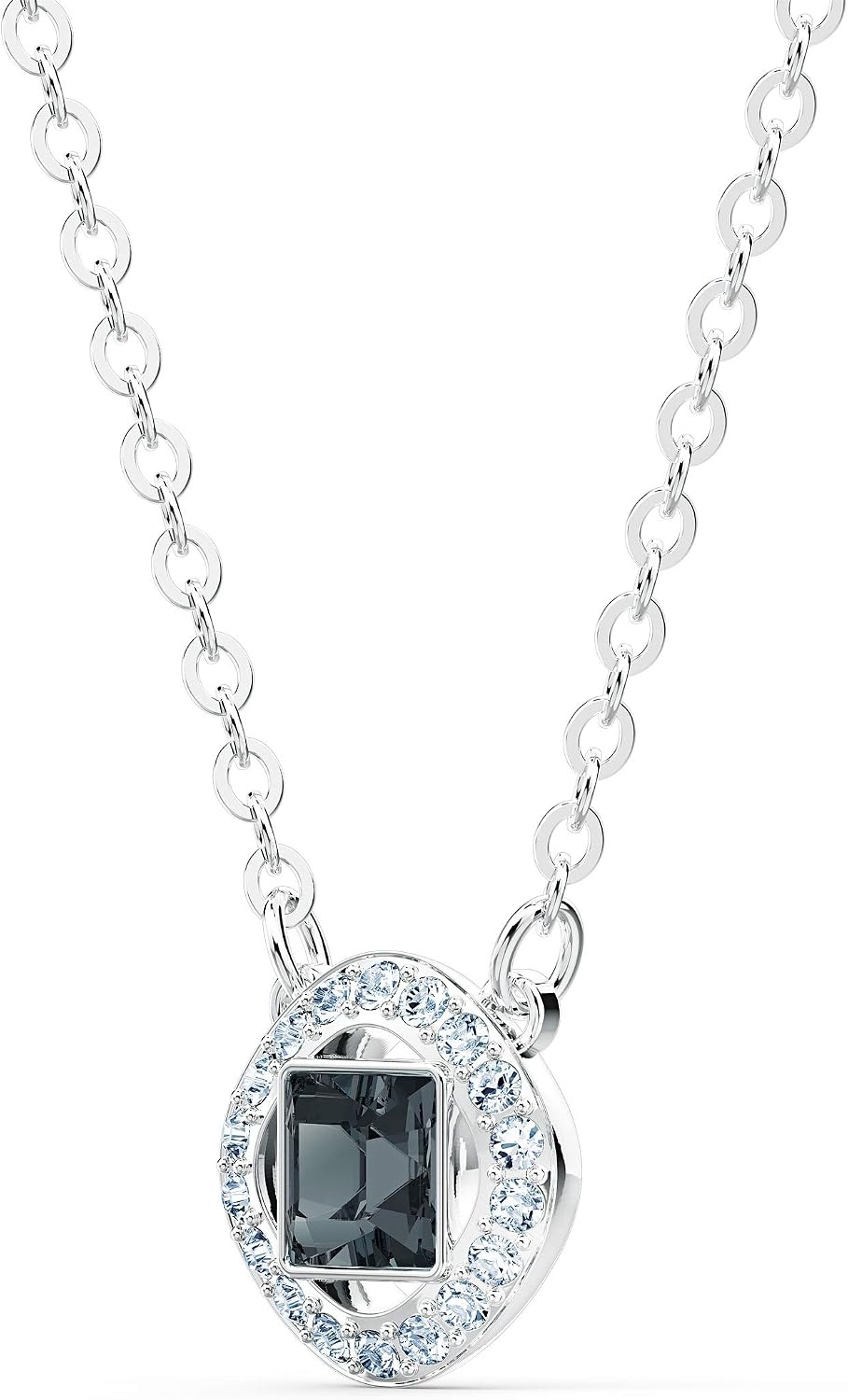 image:imageSwarovski Necklace Set with Mixed Metal Finish Chains Clear and Colored Crystals an Amazon Exclusive
