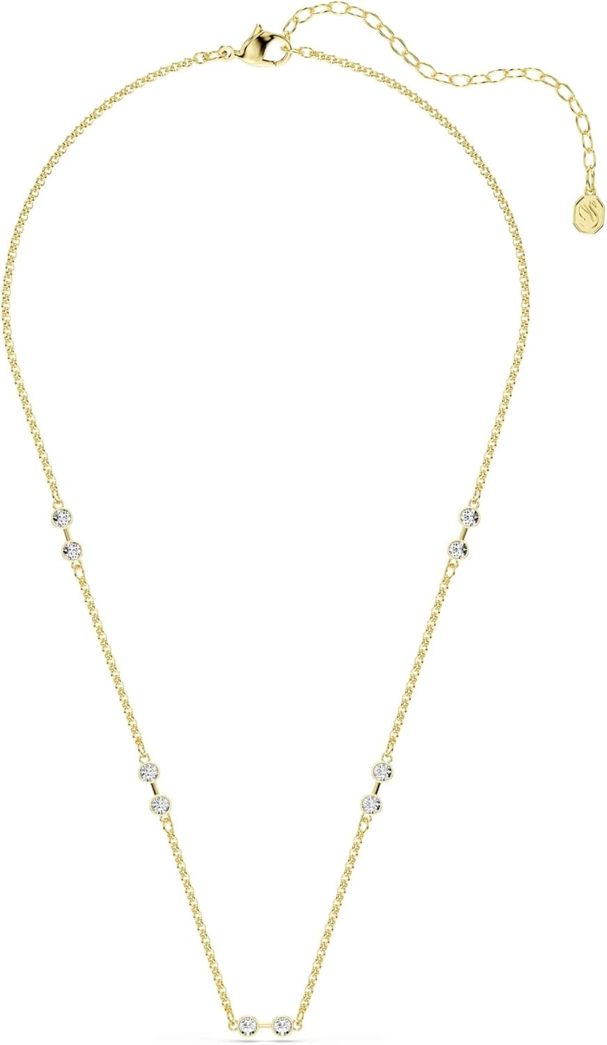 image:imageSwarovski Remix necklace Round cut White Goldtone plated