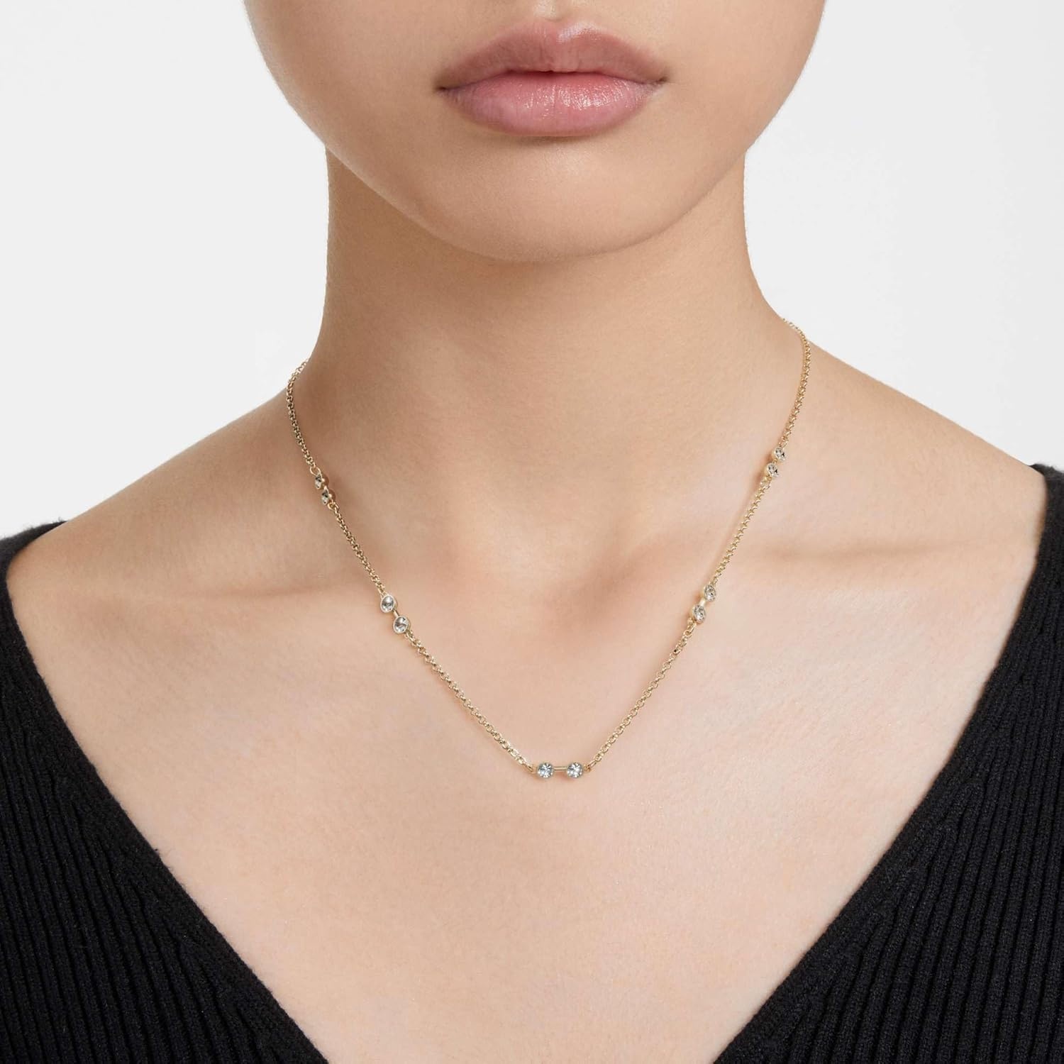 image:imageSwarovski Remix necklace Round cut White Goldtone plated