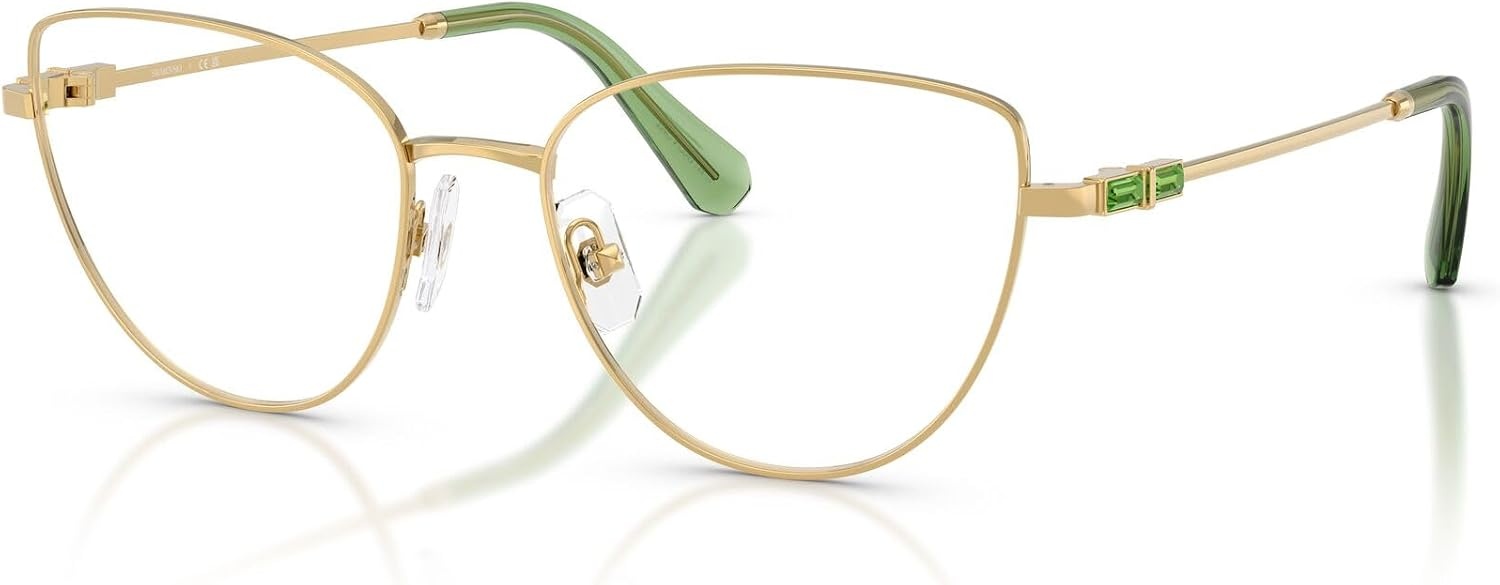 image:imageSwarovski SK1007 Prescription Eyewear Frames GoldDemo Lens 55 mm