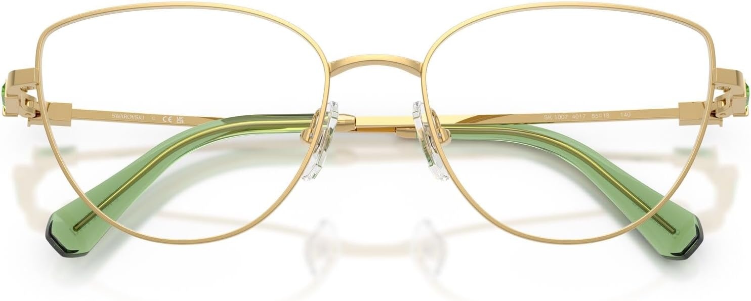 image:imageSwarovski SK1007 Prescription Eyewear Frames GoldDemo Lens 55 mm