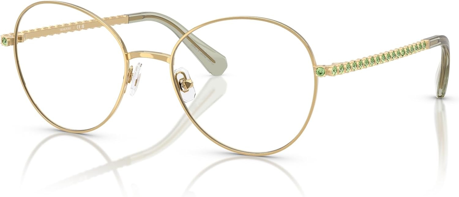image:imageSwarovski SK1013 Prescription Eyewear Frames GoldDemo Lens 54 mm