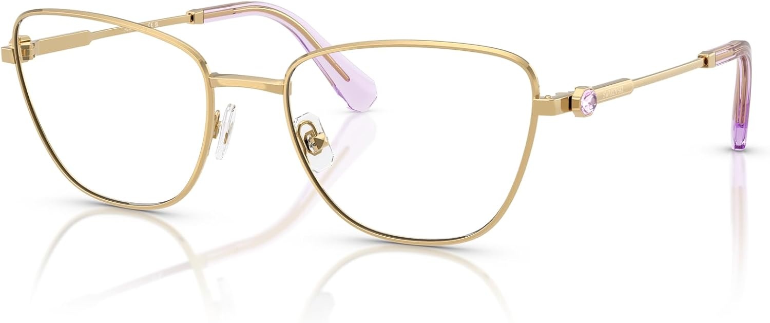 image:imageSwarovski SK1018 Prescription Eyewear Frames GoldDemo Lens 55 mm