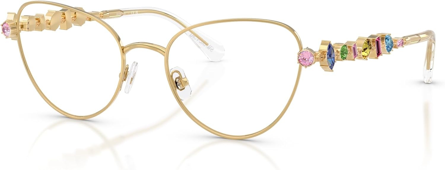 image:imageSwarovski SK1024 Prescription Eyewear Frames GoldDemo Lens 51 mm